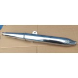 VÝFUK LEVÝ DOUTNÍK - CHROM - JAWA 300CL + MODEL 42 - (ZÁNOVNÍ DÍL)